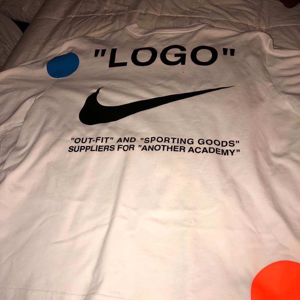 Off white X Nike shirt and Travis Scott af1